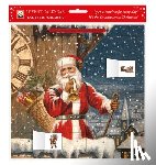 Flame Tree Studio - Snowy Santa Claus advent calendar (with stickers)