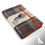  - Waverley S.T. (M): Castle Grey Pocket Genuine Tartan Cloth Commonplace Notebook
