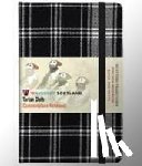  - Waverley S.T. (M): Black & White Pocket Genuine Tartan Cloth Commonplace Notebook