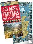 Waverley Books, Waverley Books - The Clans and Tartans Map of Scotland