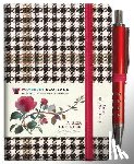 Scotland, Waverley - A Red, Red Rose Tartan Notebook (mini with pen) (Burns check tartan)