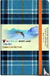  - The Blue Loch Tartan: Pocket: 14 x 9cm - Waverley Scotland Tartan Cloth Commonplace Notebook/Journal