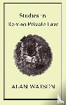 Watson, Alan - Studies in Roman Private Law