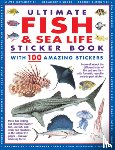 Armadillo Press - Ultimate Fish & Sea Life Sticker Book with 100 Amazing Stickers: Learn All about the Different Types of Fish and Sea Life - With Fantastic Reusable Ea