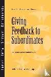 Center for Creative Leadership (CCL), Buron, Raoul J., McDonald–Mann, Dana - Giving Feedback to Subordinates