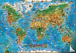  - Animals of the World kids wall map laminated