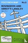 Moon, Nick - Chiltern Society Footpath Map No. 5 - Bovingdon and Abbots Langley