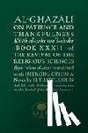 al-Ghazali, Abu Hamid - Al-Ghazali on Patience and Thankfulness