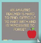 Bell, Lulu and - Thank you teacher book to sign, teacher appreciation book (hardcover)