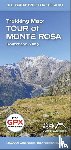 McCluggage, Andrew - Tour of Monte Rosa Trekking Map