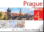  - Prague PopOut Map - pocket size, pop up map of Prague city centre