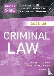 Thomas, Mark, Pegg, Samantha - Revise SQE Criminal Law 2025/26