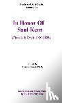 Tandy, Charles - Death And Anti-Death, Volume 22: In Honor Of Saul Kent (First Life Cycle 1939-2023)