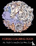 Indus Coloring, Coloring Books for Adults, Adult Coloring Books - Horses Coloring Book