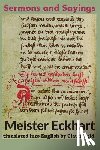 Eckhart, Meister - Sermons and Sayings