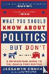 Conrad, Jessamyn, Garbus, Martin - What You Should Know about Politics . . . But Don't, Fourth Edition: A Nonpartisan Guide to the Issues That Matter