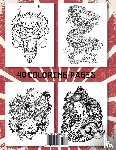 Heart, Stefan - Japanese Tattoo Coloring Book