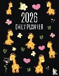 Press, Happy Oak Tree - Cute Giraffe Planner 2026