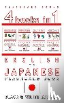 Books, Flashcard - 4 books in 1 - English to Japanese Kids Flash Card Book: Black and White Edition: Learn Japanese Vocabulary for Children