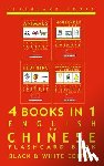 Books, Flashcard - 4 books in 1 - English to Chinese - Kids Flash Card Book: Black & White: Learn Mandarin Vocabulary for Children