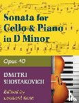  - Shostakovich Sonata in d minor--opus 40 for cello and piano
