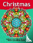 Christmas Coloring Books for Adult - Christmas Mandala Adult Coloring Books: Stress-relief Coloring Book For Grown-ups