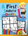 Rocket Publishing - A First Sudoku for Kids Ages 6-8: Easy and Fun Activity Early Learning Workbook with Animal Coloring Pages