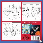 Young Dreamers Press - Livre de coloriage de voitures, camions et vehicules de chantier