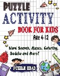 Head, Puzzle - Puzzle Activity Book for kids Age 4-12