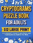 Wordsmith Publishing - Cryptograms Puzzle Book For Adults