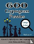 Wordsmith Publishing - 600 Cryptogram Puzzles Large Print Vol. 1