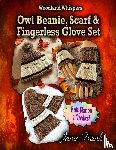 Frank, Janis - Owl Beanie, Scarf and Fingerless Glove Set