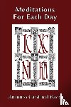 Bacci, Antonio Cardinal - Meditations For Each Day