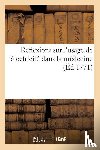 Sans Auteur - Reflexions Sur Un Ouvrage, Ou l'Auteur s'Efforce d'Etablir l'Usage de l'Electricite Dans La Medecine