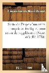 Mesnil-Durand, Francois-Jean - Suite Du Projet d'Un Ordre Francais En Tactique,