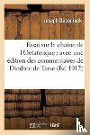 Deconinck, Joseph - Essai Sur La Chaine de l'Octateuque: Avec Une Edition Des Commentaires de Diodore de Tarse