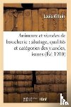 Villain, Louis - Animaux Et Viandes de Boucherie: Abatage, Qualites Et Categories Des Viandes, Issues, Parallele