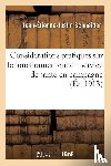 Schneider, Jean-Etienne-Justin - Considerations Pratiques Sur Le Fonctionnement Du Service de Sante En Campagne