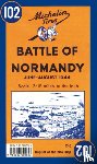 Michelin - Battle of Normandy - Michelin Historical Map 102