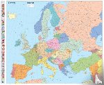 Michelin - Europe Political - Michelin rolled & tubed wall map Encapsulated