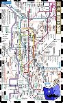 Michelin - Streetwise London Underground Map - Laminated Map of the London Underground, England