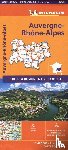 - AUVERGNE-RHONE-ALPES, France - Michelin Maxi Regional Map 604
