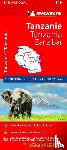 Michelin - Tanzania & Zanzibar - Michelin National Map 810