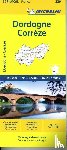 Michelin - Correze, Dordogne - Michelin Local Map 329