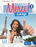 Payet, Adrien, Rubio Perez, Isabel, F. Ruiz, Emilio - Merci! college 1 - A1 - Livre de l'eleve + Cahier d'activites + DVD