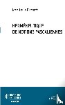 Bischoff, Jean-Louis - Herméneutique de notions pascaliennes