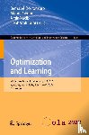  - Optimization and Learning