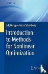 Grippo, Luigi, Sciandrone, Marco - Introduction to Methods for Nonlinear Optimization