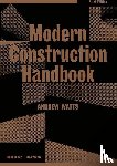 Watts, Andrew - Modern Construction Handbook