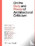  - On the Duty and Power of Architectural Criticism